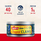 Snow'S Wild Caught Chopped Clams Canned, 6.5 Ounce (Pack Of 12) - 5G Protein Per Serving - Gluten Free, Keto Friendly, 99% Fat F