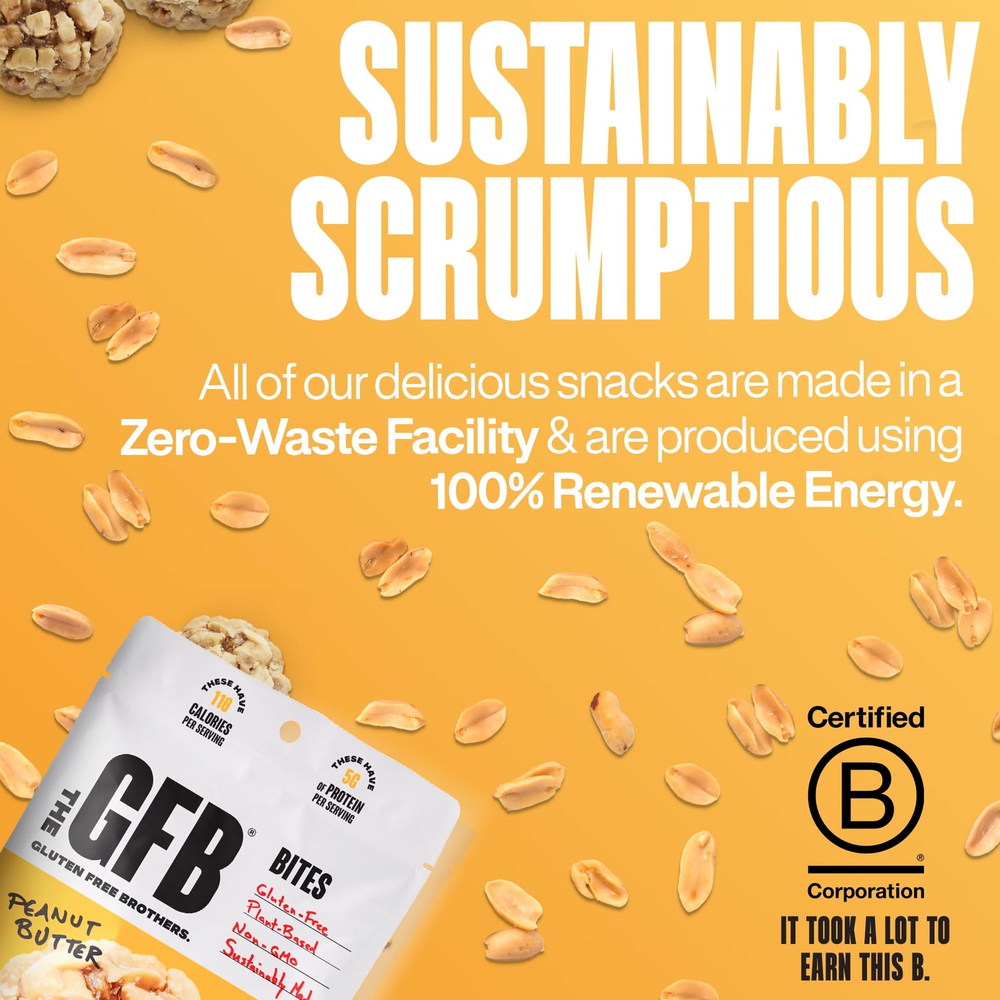 The GFB Gluten Free (3-Pack) 4 oz (Peanut Butter)