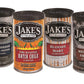 Jakes Nut Roasters Savory Mixed Pack Almonds Variety (4 Pack) - Includes Bloody Mary, Mesquite Smoked, Bleu Cheese, Hatch Chile - 7 Ounce