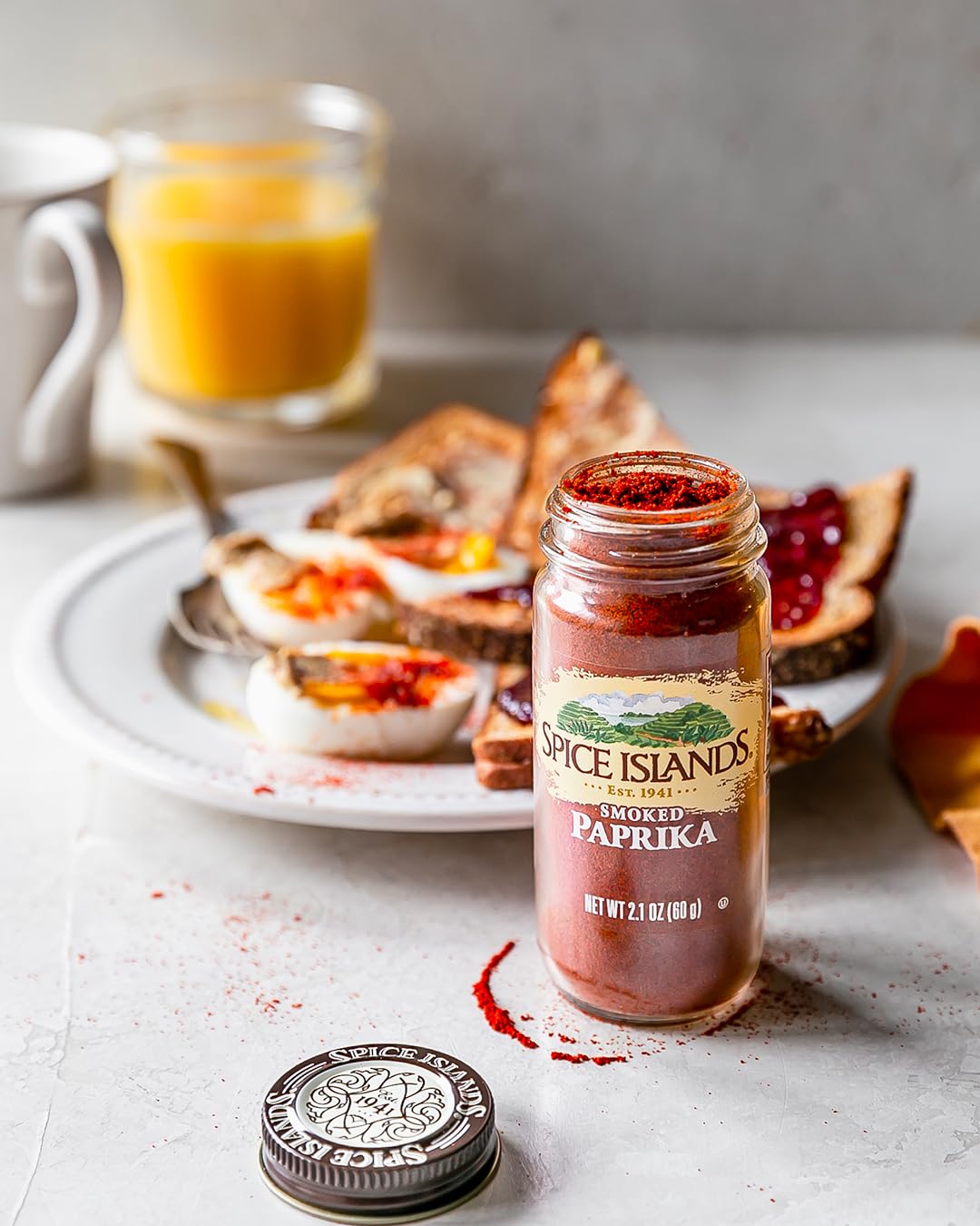 Spice Islands Smoked Paprika Spice, 2.1 Ounce, Model 1112514, Rich Flavor, Ideal for Cooking