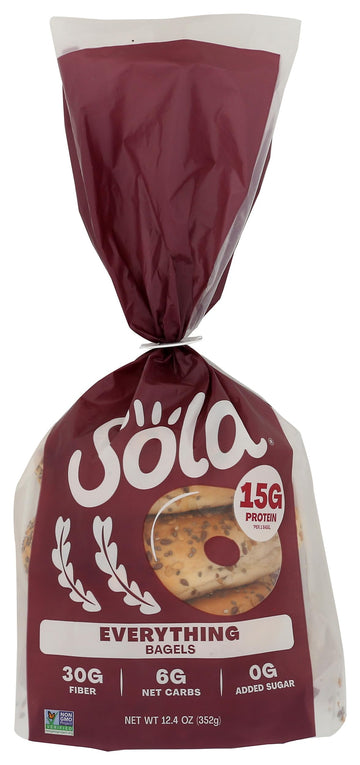 The Sola Company Everything Bagels, 12.4 OZ