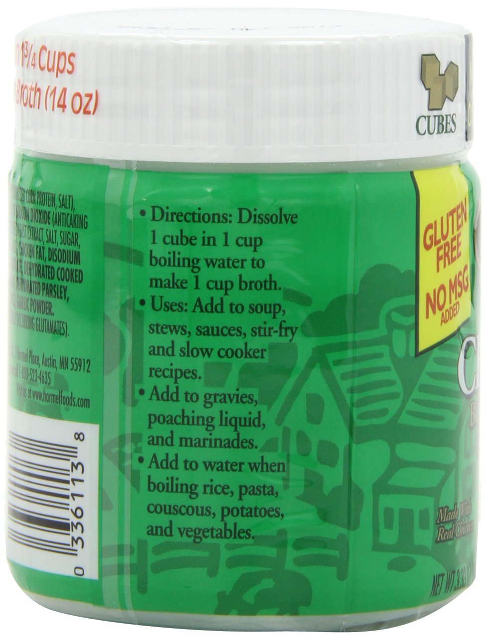 Herb-Ox: Chicken Bouillon 25 Ct Bouillon Cubes, 3.33 Oz