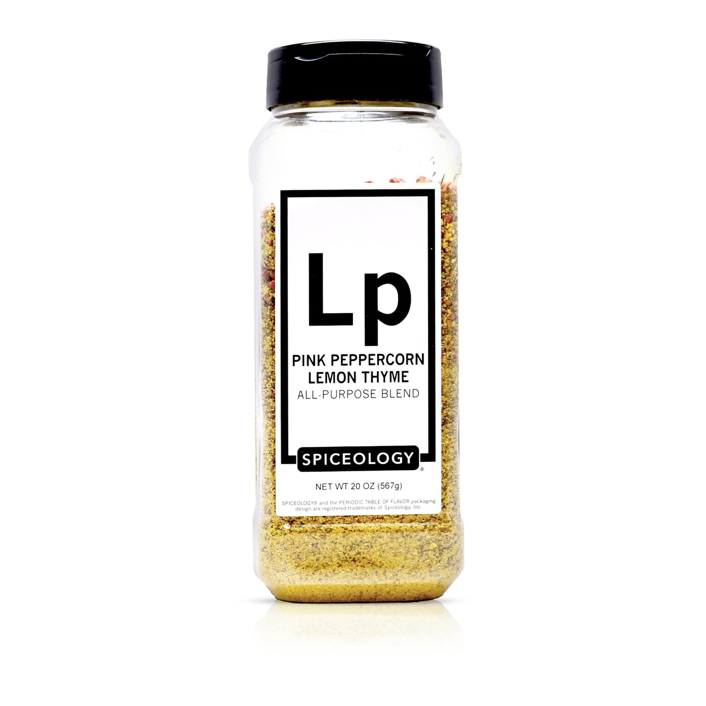 Spiceology - Pink Peppercorn Lemon Thyme - Use On: Chicken, Salmon, Shrimp, Potatoes, Butter, Vegetables, Salad Dressing - Lemon