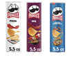 Pringles Potato Chips Trio Variety Set 5.5oz - 3 cans (Pizza, BBQ, Loaded Potato Skins)