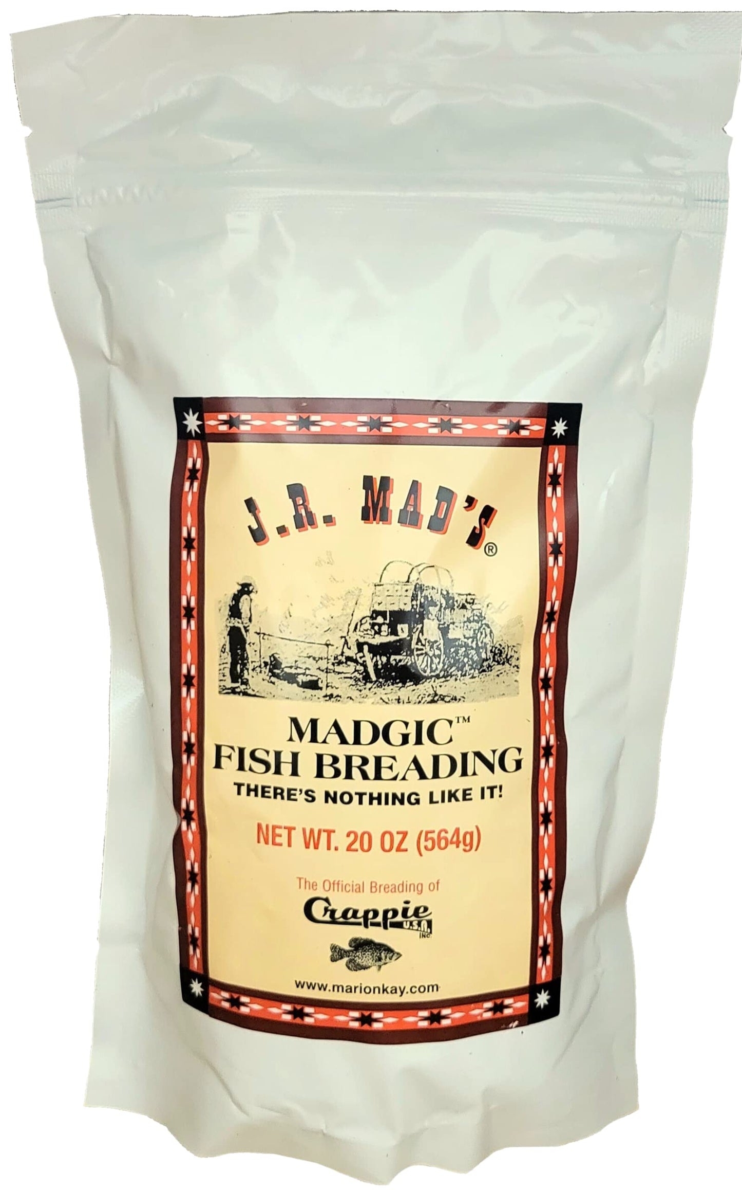 J.R Mads Madgic Fish Breading, Seasoned Crispy Fish Fry Seafood Breading, Season Coating Mix For Fish 20 oz