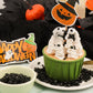 Halloween Sprinkles Edible for Cake Decorating  8Oz Sprinkles with Black Orange Purple Nonpareils and Jimmies  Eyeball  Black Sugar and Orange Pumpkin for Cupcakes Cookie Ice Cream Baking Topping