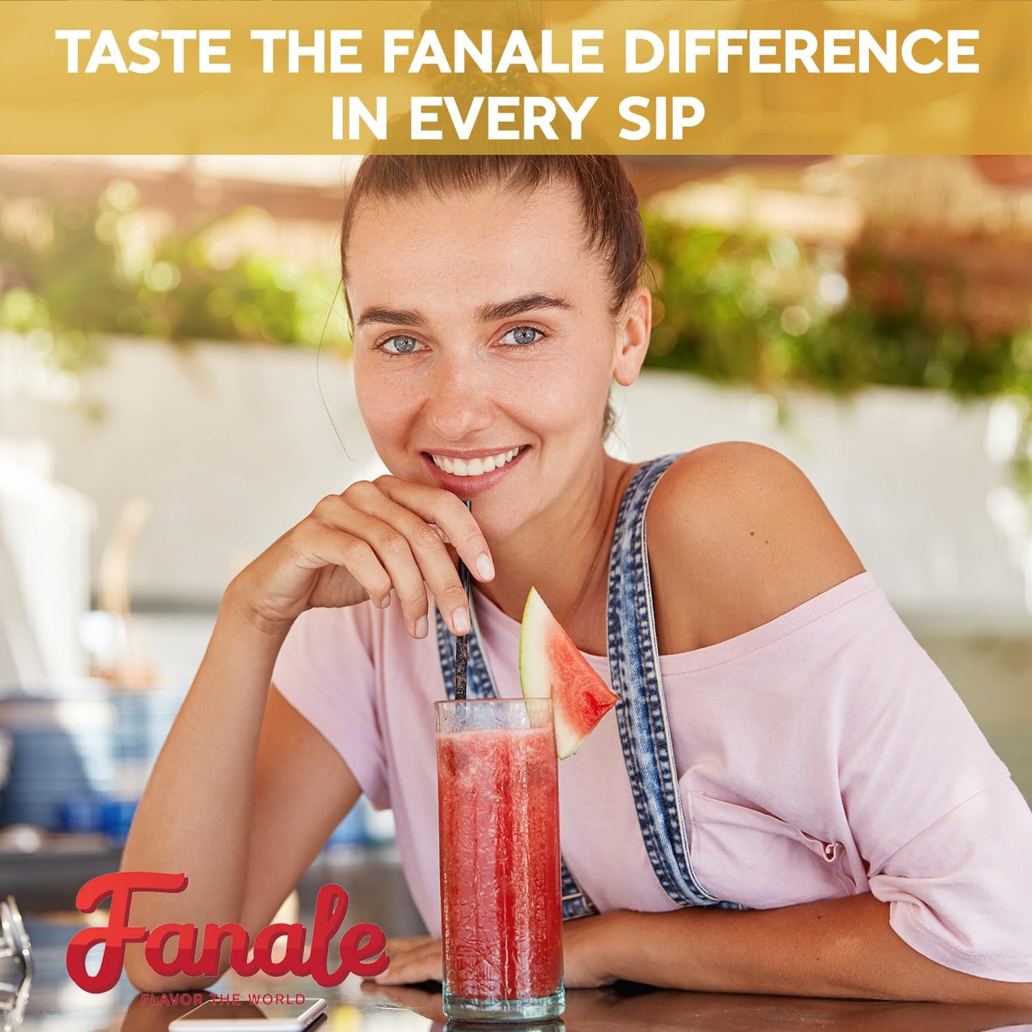 Fanale Premium Watermelon Bubble Tea Flavoring Powder | Perfect For Baking, Smoothies, Desserts And Drinks | Instant Flavoring P