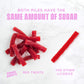 Smart Sweets Red Twists 4 Pack Healthier Version Of Twizlers 92% Less Sugar 12 Grams Of Fiber Plant Based Vegan Keto Friendly On
