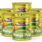 Rani Mango Pulp Puree (Makes Mango Lassi Shakes) Alphonso Sweetened 30Oz (1.875Lbs) 850G Pack Of 6 ~ Kosher | All Natural | Non-Gmo | Vegan | No Colors | Gluten Friendly | Indian Origin