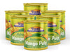 Rani Mango Pulp Puree (Makes Mango Lassi Shakes) Alphonso Sweetened 30Oz (1.875Lbs) 850G Pack Of 6 ~ Kosher | All Natural | Non-Gmo | Vegan | No Colors | Gluten Friendly | Indian Origin