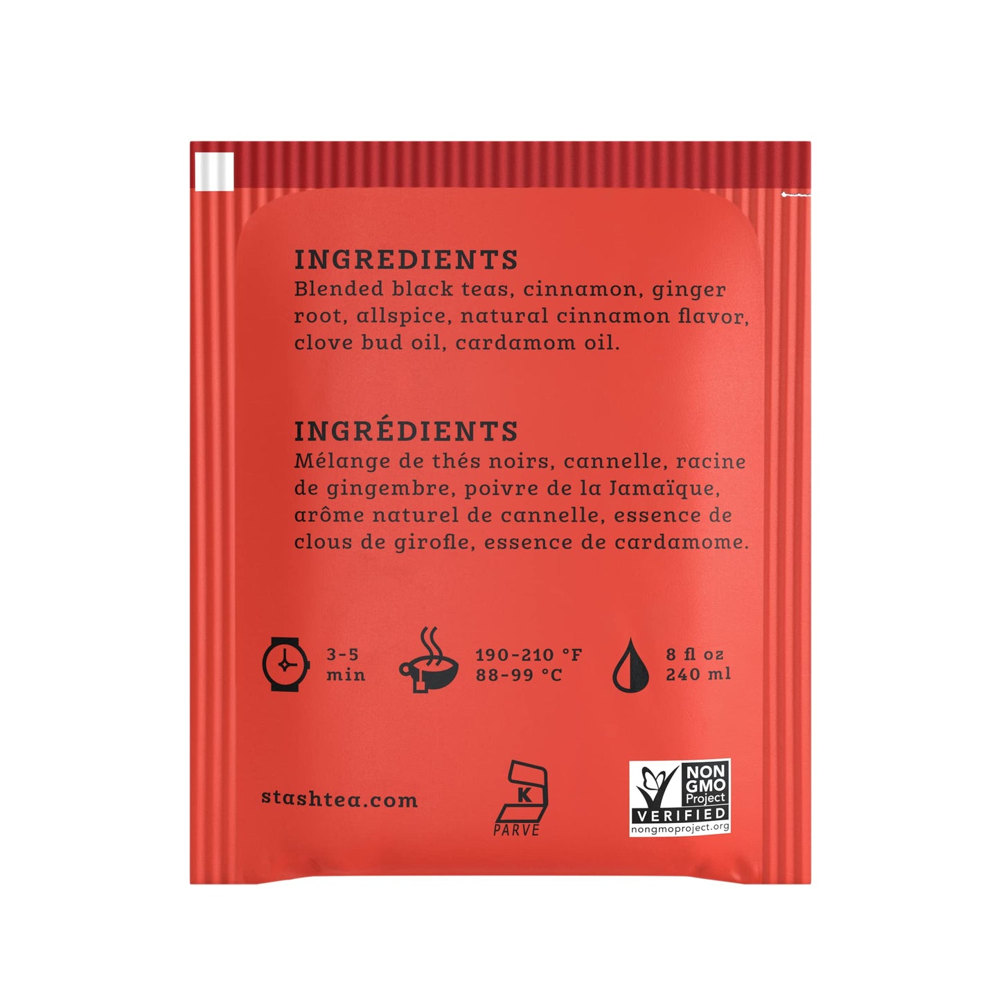 Stash Chai Spice Black Tea - 6 Boxes, 30 Tea Bags Each (180 Total)