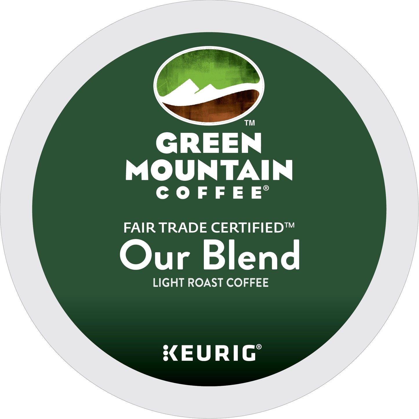 Green Mountain Coffee Roasters Our Blend, Single-Serve Keurig K-Cup Pods, Light Roast Coffee, 72 Count