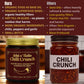 Wok n Tadka Healthy & Flavorful Chili Crunch Condiment 6oz (Crafted with Organic EVOO & Superfood Seeds) No Added Sugar, No MS