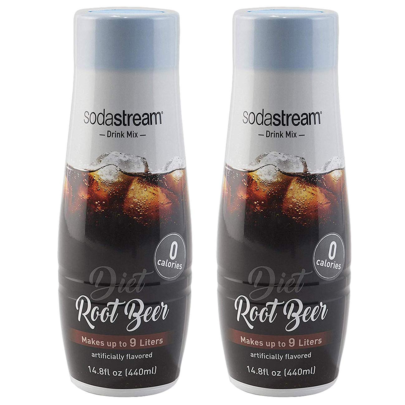 SodaStream Diet Root Beer, 2 Pack, 14.8 Fl Oz Each, Carbonated Beverage Mix