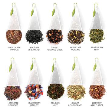 Tea Forte Winter Chalet Mini Advent Calendar, 12 Days Of Cozy Holiday Tea Gift Set Of 12 Infuser Tea Bags With Numbered Doors, V