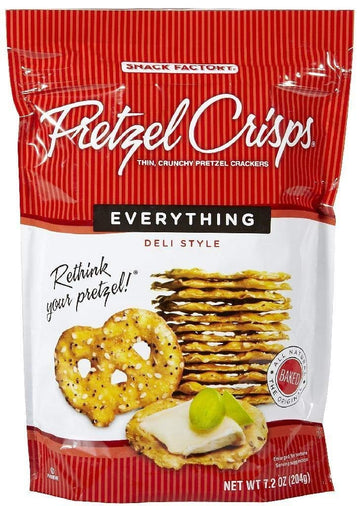 Snack Factory Pretzel Crisps Everything 7.2 Oz