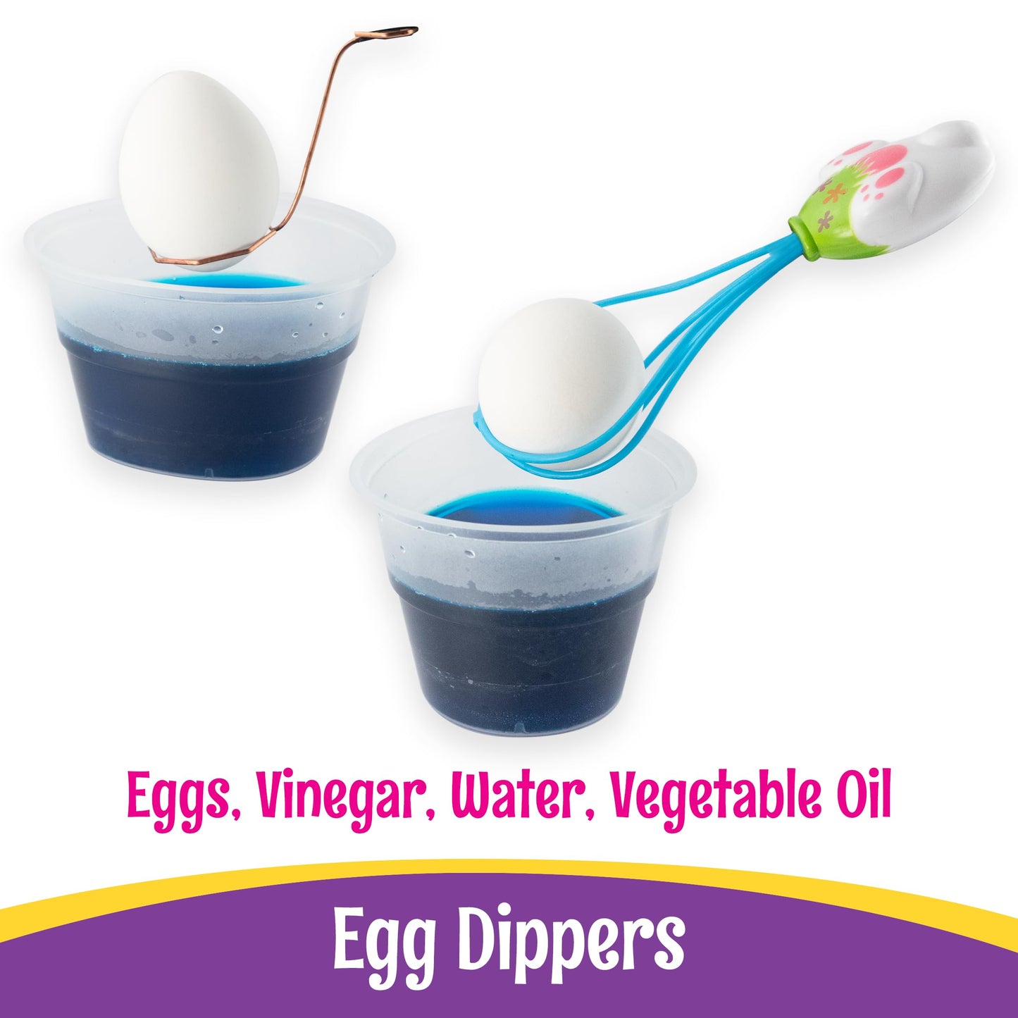 Paas Easter Egg Decorating Bundle, Includes 1 Deluxe Kit, 1 Tie Dye Egg Dying Kit, And Paas Whiskers For Easy Egg Dying, Food Sa