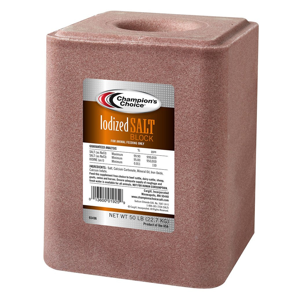 Iodized Salt Block 50lb