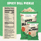 Little Lads Healthy Popcorn - Vegan, Gluten-Free, Non-Gmo Popcorn With Spicy Dill Pickle Flavor -5.4 Oz (Pack Of 3) (5.4 Ounce (
