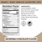 Philosophie Organic Cacao Magic Superfood Blend - Plant-Based Protein Powder, Unsweetened Vegan Chocolate, 8 Ounce