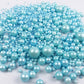 Kuting Sprinkles Edible Pearl Sugar Candy Cupcake Topper 120g Blue Glitter Mix for Baking and Decorating