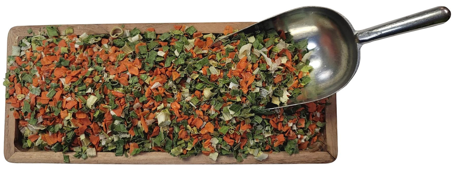 Naturejam Dried Carrots & Green Onions Soup Mix 2 Pounds-Dehydrated Vegetable Flakes To Make Ramen Noodle Soup Blend For Dishes