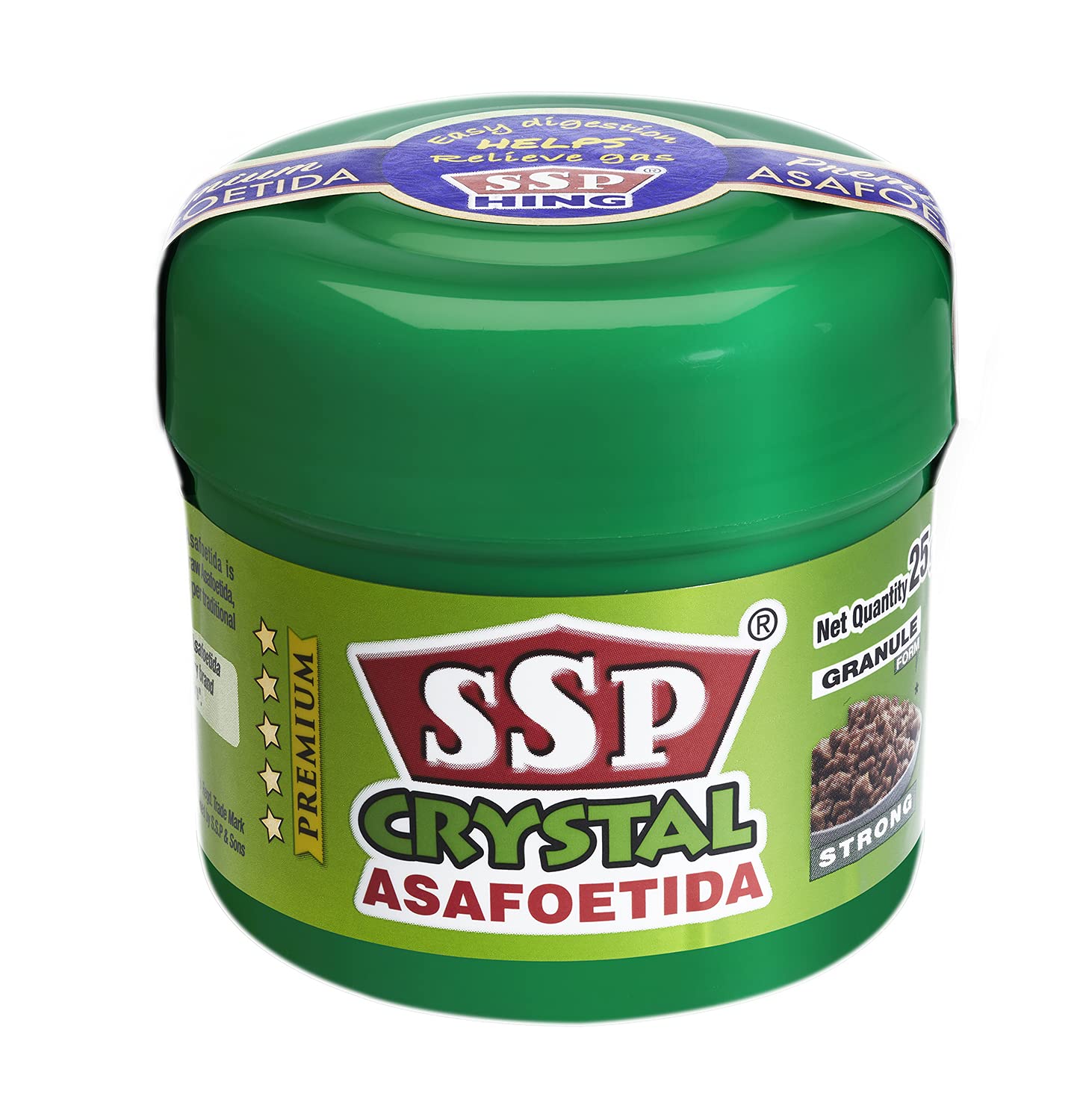 Ssp Crystal Asafoetida(Hing) (25G) - Classic Choice Comes In Granules Form