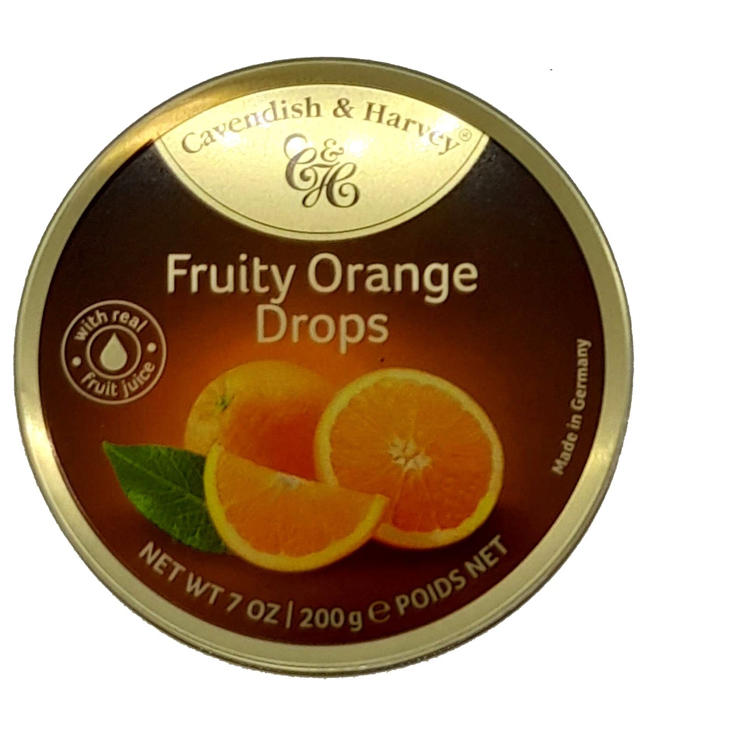 Cavendish & Harvey Drops Orange, 200G
