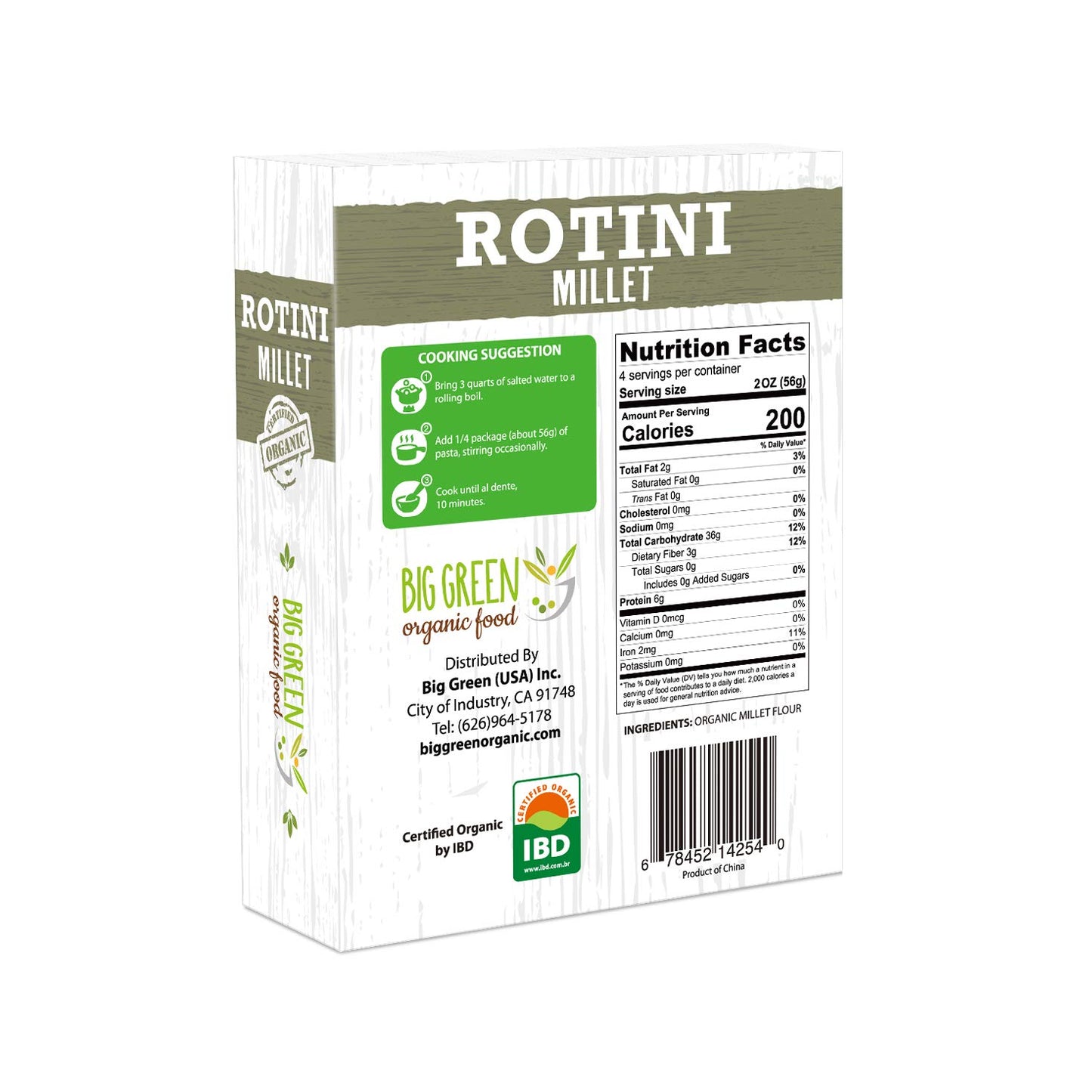 Organic Millet Rotini, 8.8Oz, New Concept Pasta (12)