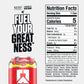 RYSE Fuel Energy Drink - Ring Pop Cherry - Sugar Free, Gluten Free, Vegan - 200mg Caffeine - 16 fl oz Cans (12-Pack)