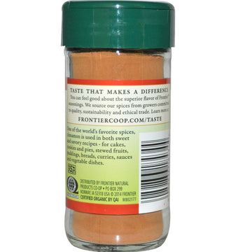 Frontier, Organic Cinnamon Korintje Ground, 1.9 Ounce