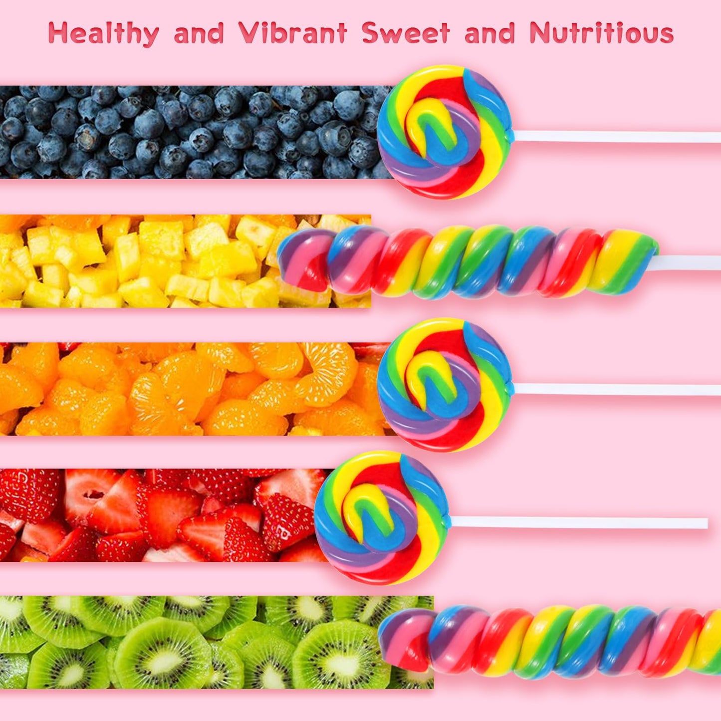 Big Size! 24 Pack Twisty Lollipop, Swirl Lollipop, Rainbow Twist and Swirl Lollipops Individually Wrapped Bulk, Kid s Lollipops