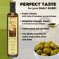 Papa Vince Extra Virgin Olive Oil, First Cold Press, 16.91 Fl Oz, Polyphenol Rich, Unrefined, No Pesticides, No GMO, Sicily, Italy