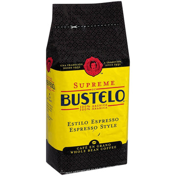 Supreme By Bustelo Whole Bean Espresso Style Coffee, 32 Ounces, 4 Count