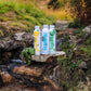 JUST Water Sparkling Spring Water - 100% Mountain-Sourced, Naturally Occurring Minerals, 16.9 Fl Oz, Eco-Friendly Bottle, Pack of 12