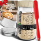 Benicci Sourdough Starter Kit - 31.8 oz Glass Jar - Reusable & Easy to Clean - Perfect for Bread Baking - Transparent