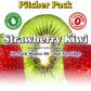 Gramzero Strawberry Kiwi, Sugar Free Drink Mix, Pitcher Pack, Great For Nutrition Club Loaded Tea, Zero Calorie, Stevia Sweetene