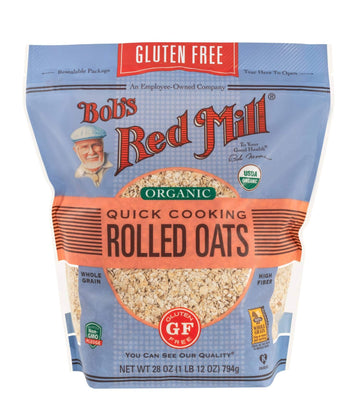 Bobs Red Mill gluten Free Organic Quick cooking Oats 28-ounce