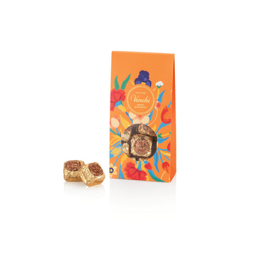 Venchi Chocoviar Crema Cacao 15-Piece Elegant Gift Box - Creamy Cocoa Filling With Piedmont Hazelnut, Milk Chocolate Shell, Dark