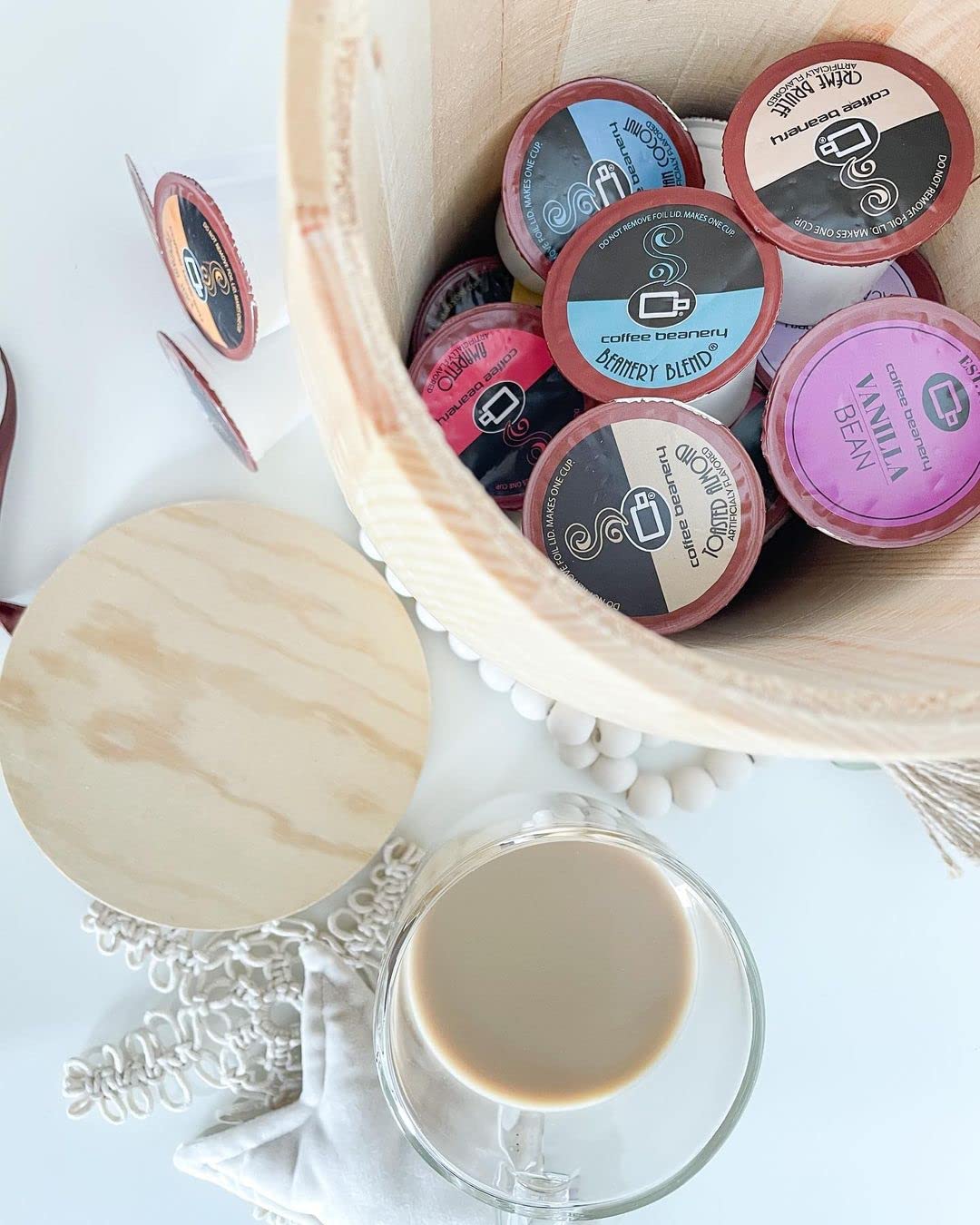 Coffee Beanery The Fruit Coffee Pod Variety Pack (20Ct) - Gourmet Flavored Coffee Pods