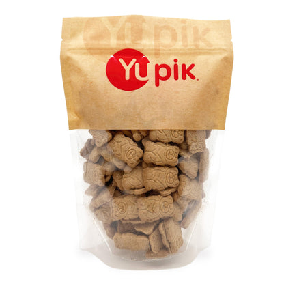 Yupik Honey Graham Bears, 1 lb (16 oz), Mini Cookies, Sweet Snacks, Crunchy Biscuits, With Real Honey, Teddy Bear Graham Cracker