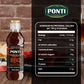 Ponti BBQ Glaze with Balsamic Vinegar - Intense Smoky Flavor - 8.8 Fl Oz