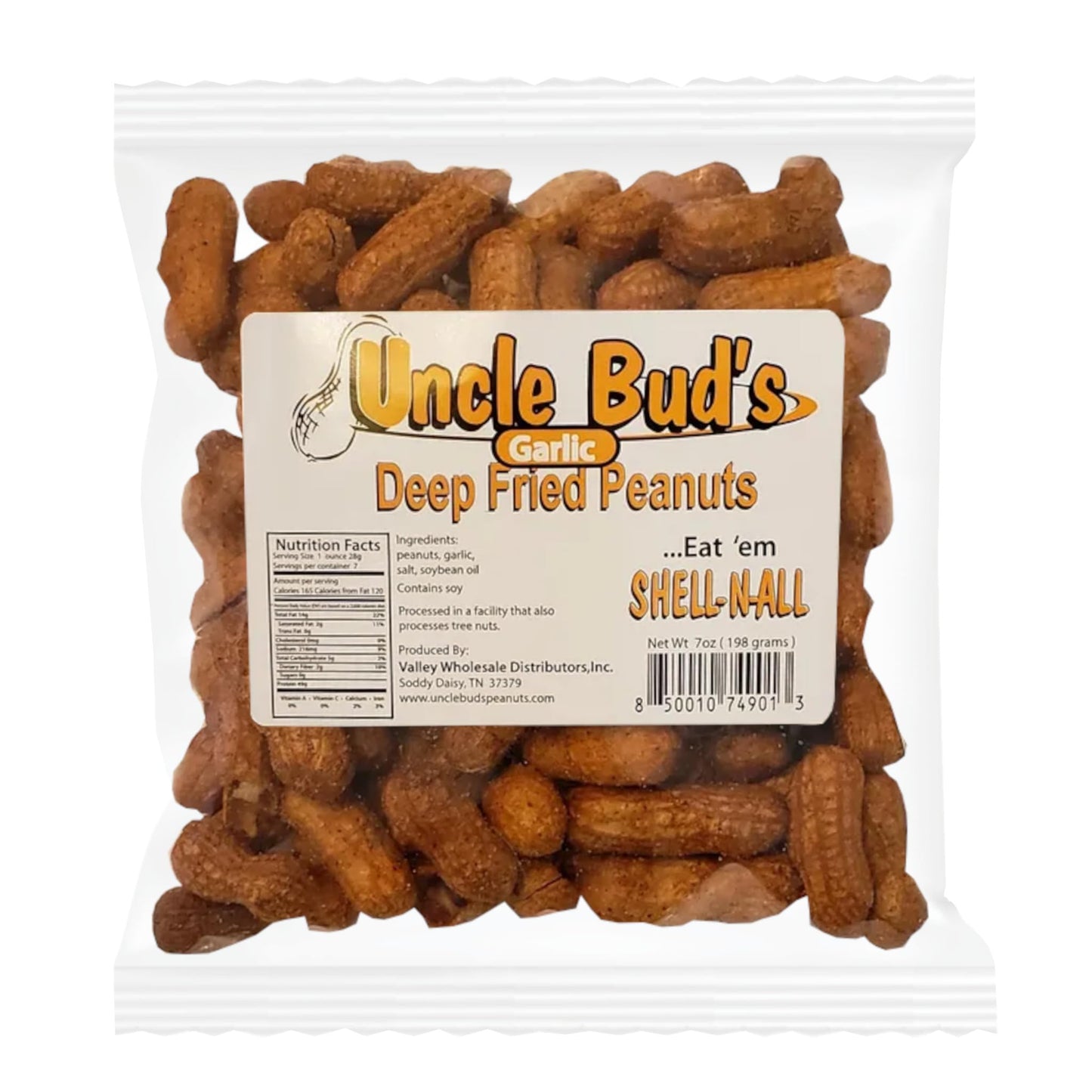 Deep Fried Peanuts -Eat em Shell & All! Six Pack Assortment