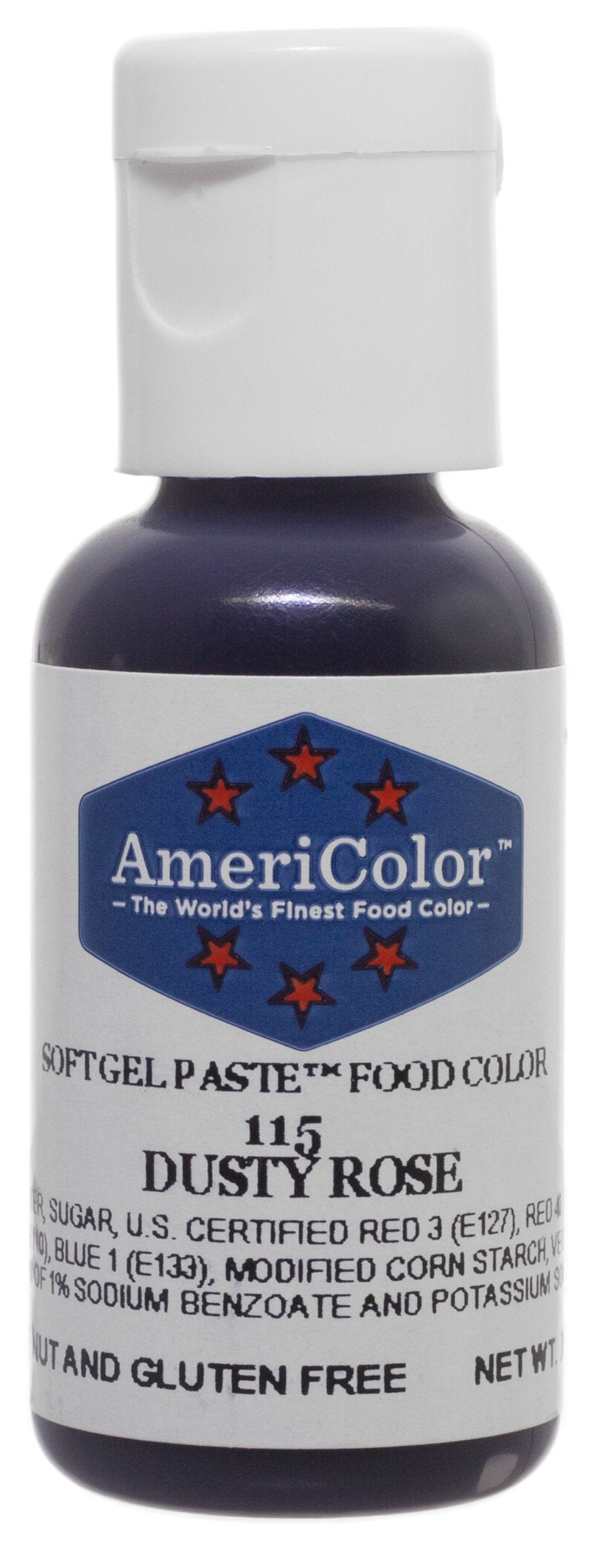Americolor Dusty Rose Soft Gel Paste Food Color, .75 Oz