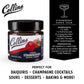 Collins Strawberries in Syrup, Cocktail Garnish, 10.6 oz, Set of 1, Red, Model 11839