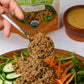 Beanvivo 6-Pack Salad Protein Booster - Organic Cooked Lentils & Quinoa With Garlic & Herbs, Delivering A Burst Of Taste And 10G