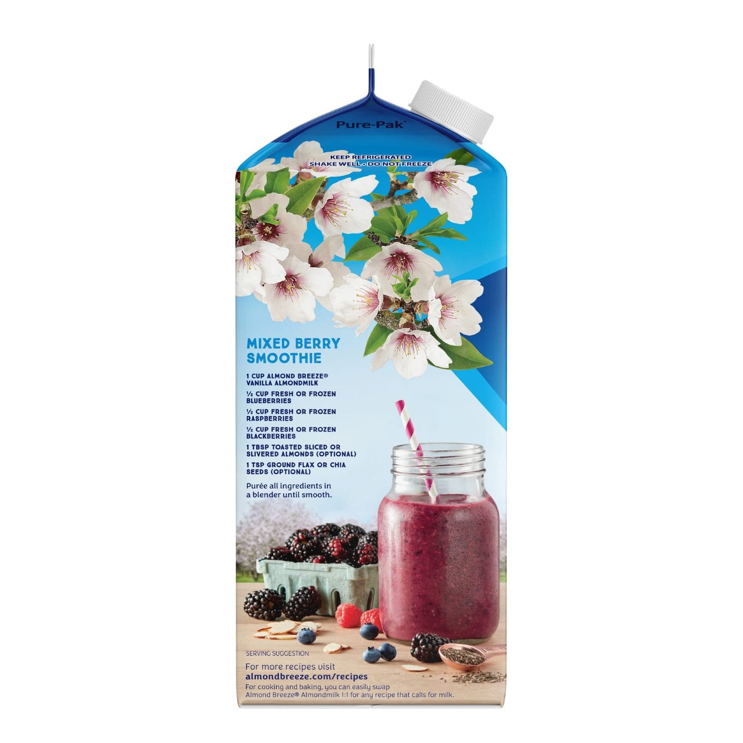 Almond Breeze Vanilla Beverage, 64 oz