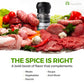 PepperMate Salt and Black Pepper Grinder - 2-in-1 Coarse Blend in Glass Container - 1 Count