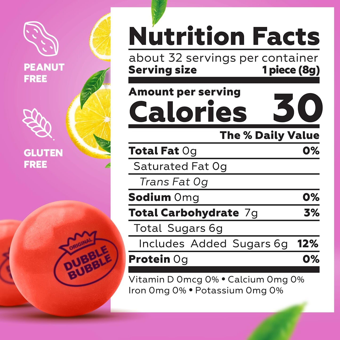 Gumballs In Jar - 1 Inch Large Gumballs - Pink Lemonade Flavored Bubble Gum Pink Gumballs - Kids Gum - Gumballs For Kids - 9 Oz