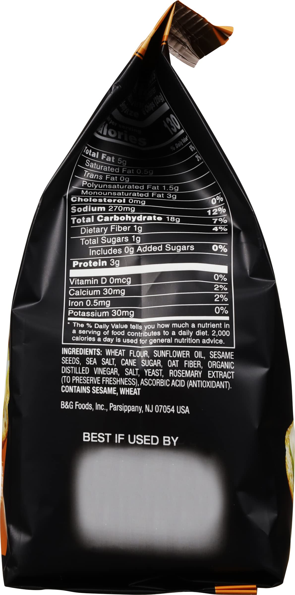 New York Style Bagel Crisps Sesame 6 Ounce